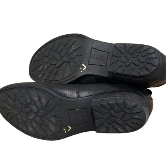 BORN Ankle Boots JEM Black Leather Womens Size 9 - Picture 5 of 7